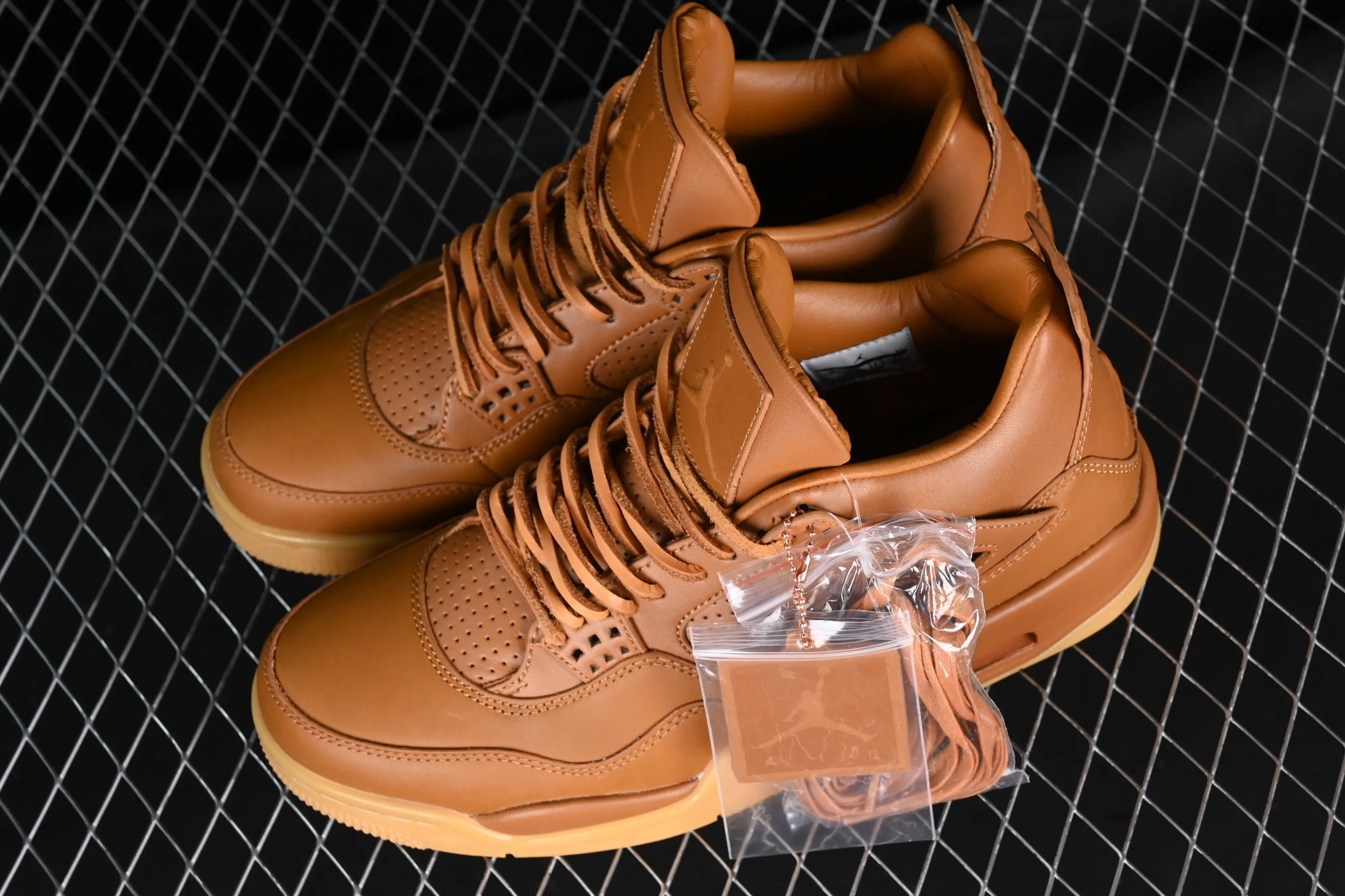 All categories Air Jordan Jordan series basketball shoes Air Jordan 4 Air Jordan 4 Premium "Ginger" AJ4 Joe 4 Hermes Yellow 819139-205